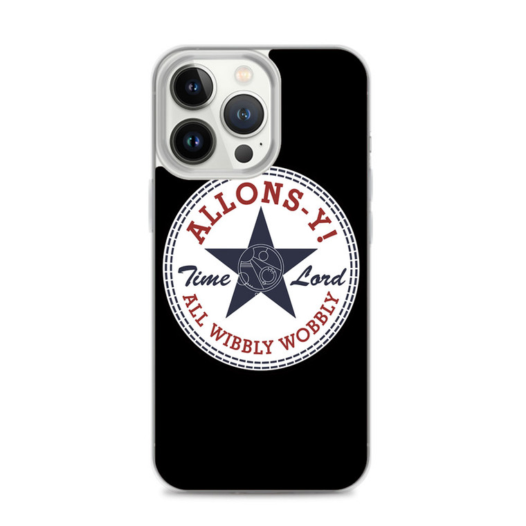 Allons Time Lord Converse iPhone 14 Pro Max Case