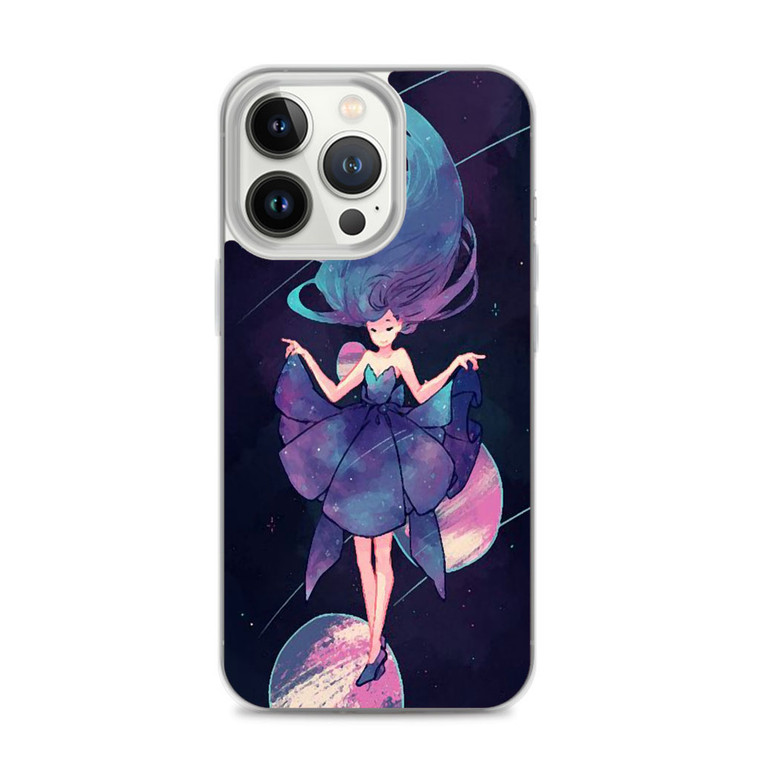 Anime Galaxy Girl iPhone 14 Pro Max Case