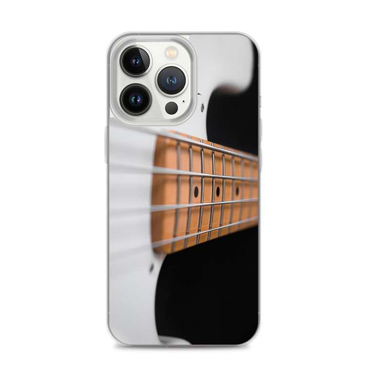 Bass Guitar White Pearl iPhone 14 Pro Max Case