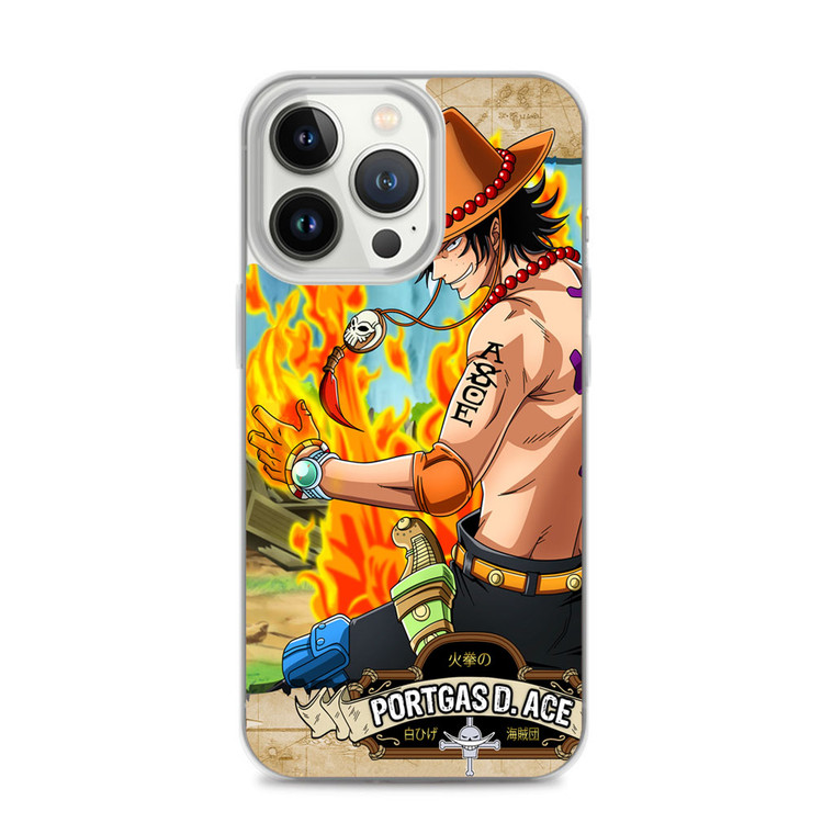 Portgas D Ace One Piece iPhone 14 Pro Max Case
