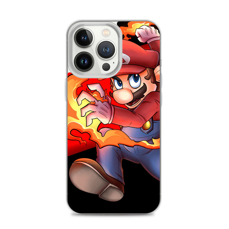 Supermario Bros Fire Hand iPhone 14 Pro Max Case