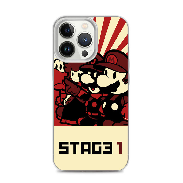 Supermario Stage Level One iPhone 14 Pro Max Case