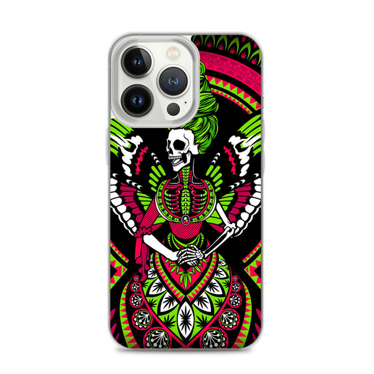 Trippy Marijuana Acid Butterfly iPhone 14 Pro Max Case