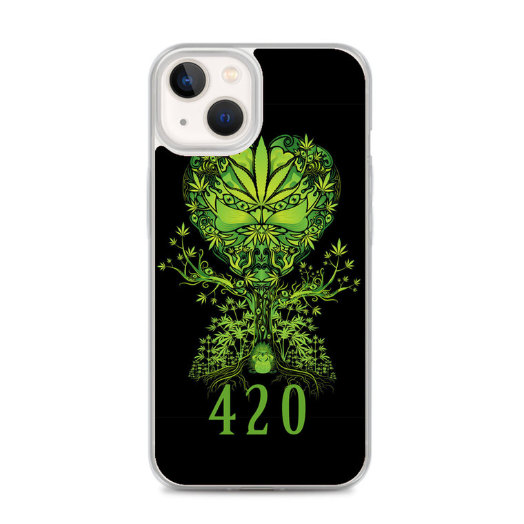 Trees Of 420 Weed iPhone 14 Plus Case