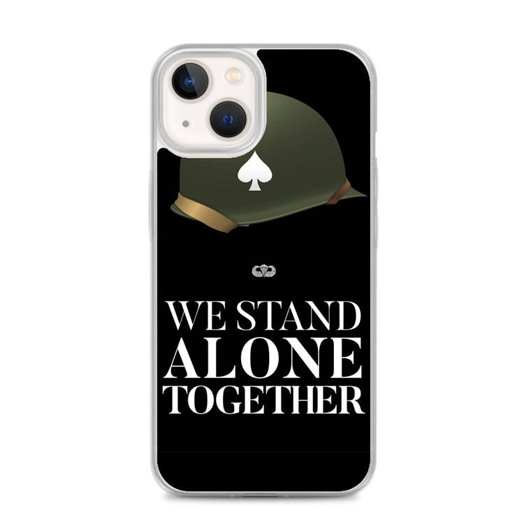 We Stand Alone Together Military iPhone 14 Plus Case