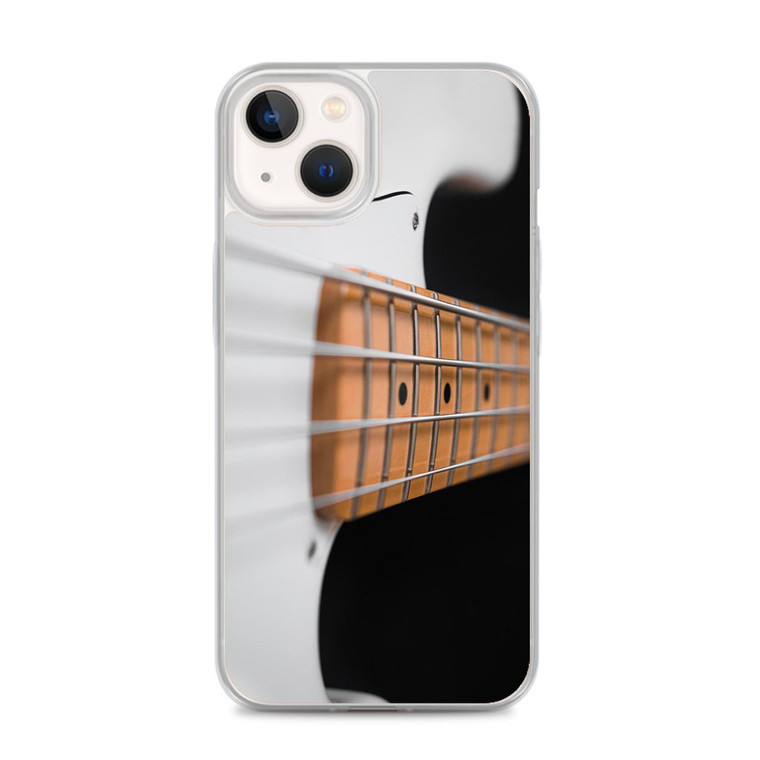 Bass Guitar White Pearl iPhone 14 Case