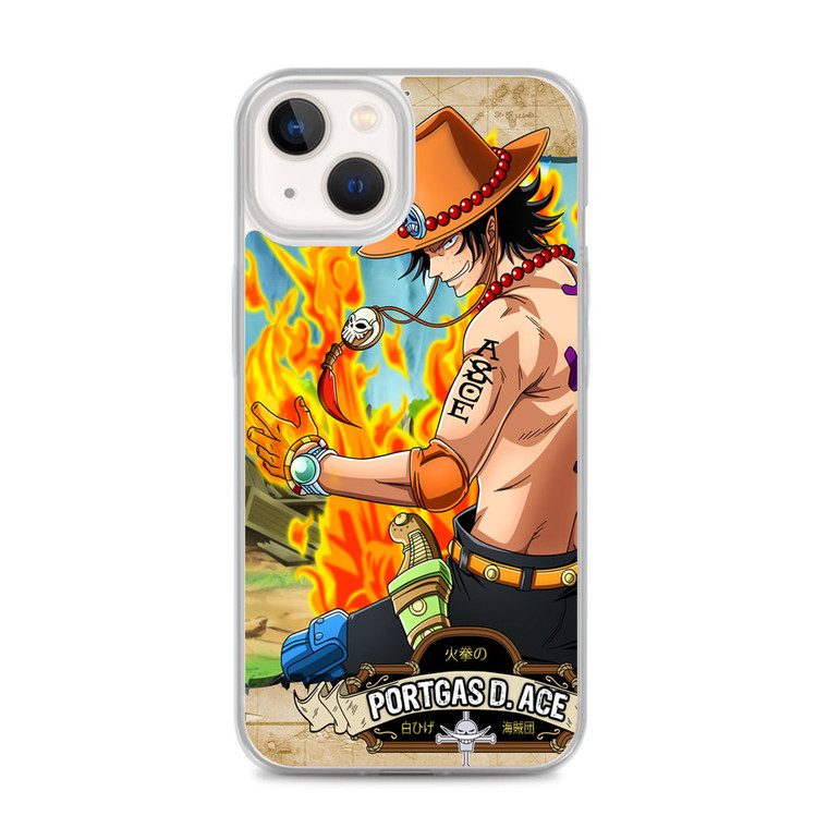 Portgas D Ace One Piece iPhone 14 Case