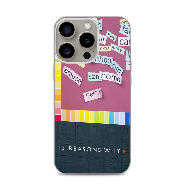 13 Reasons Why School iPhone 15 Pro Max Case