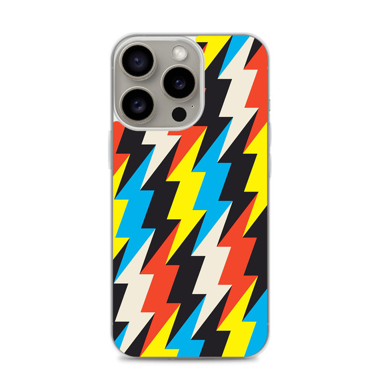 Colorful Zig Zag Pattern iPhone 15 Pro Max Case