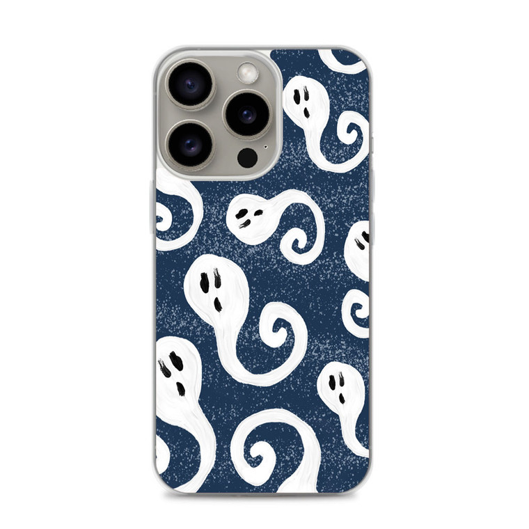 Halloween Ghost Abstract iPhone 15 Pro Max Case