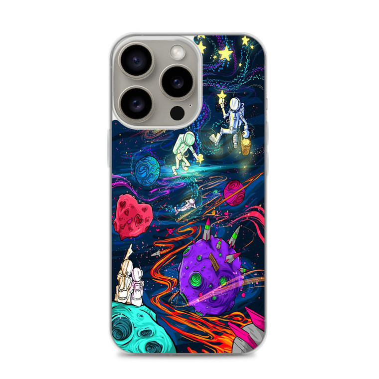 Trippy Outer Space iPhone 15 Pro Max Case