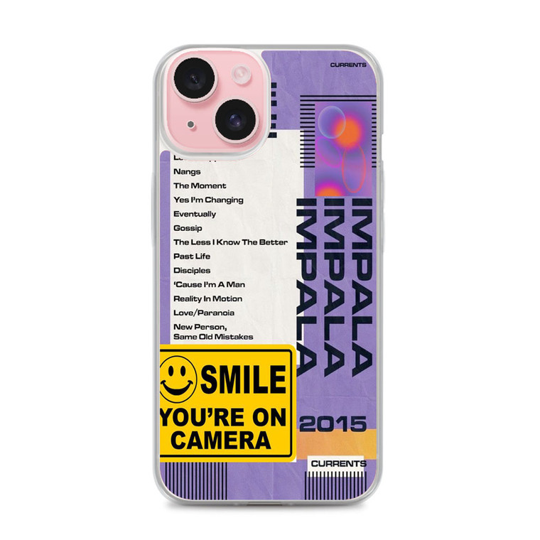 Smile Tame Impala 2015 iPhone 15 Case