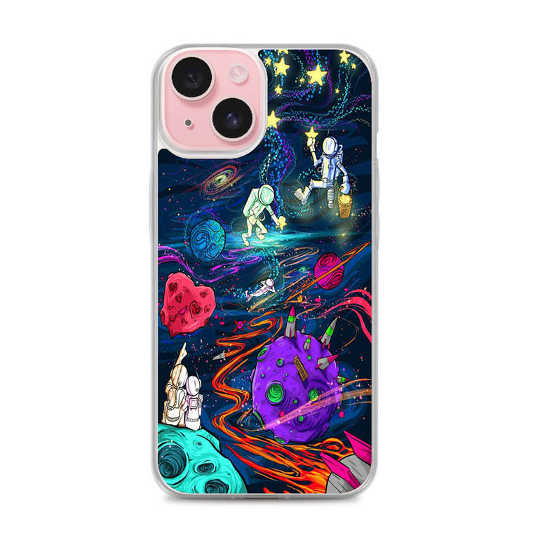 Trippy Outer Space iPhone 15 Case