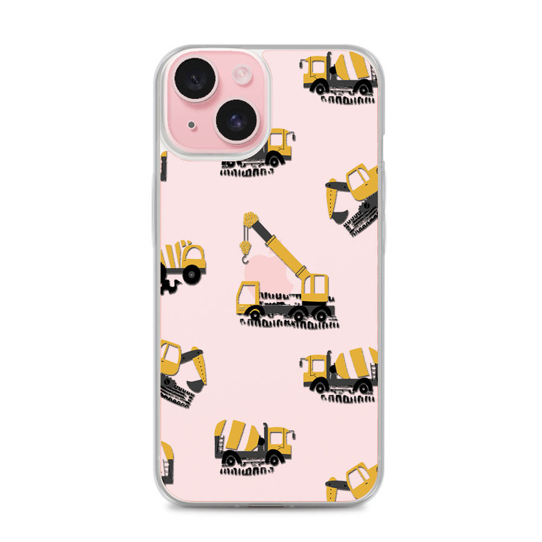 Under Construction Cute Car Wallpaper iPhone 15 Plus Case