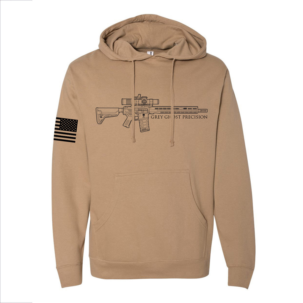 Tan Rifle Pullover Hoodie