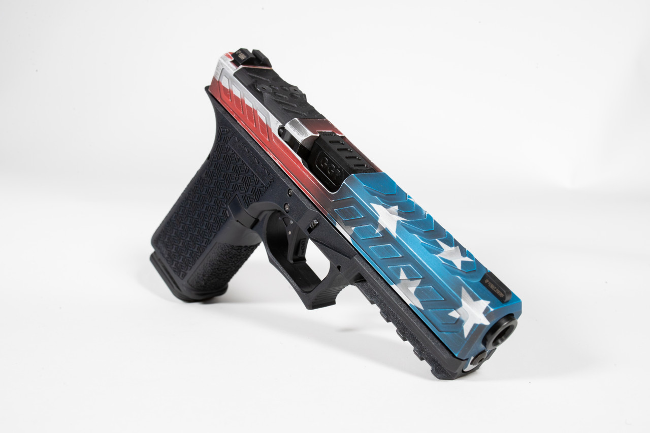 V1 Full Size Combat Pistol Black Frame - Grey Ghost Precision
