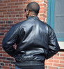 Black Butter Soft Varsity Baseball Leather Jacket