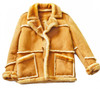 Old School Tan Sheepskin Jacket 