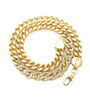 Gold Cuban Link U Chain