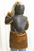 Brown Inside Out Ladies Sheepskin Jacket