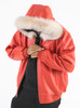 Red Leather Jacket Fur Lined