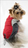 Wave Reflective Dog Puffer Vest - Red
