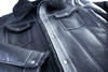 Black Trucker Jean Style Sheepskin Jacket