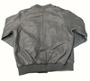 Grey Butter Soft Leather Baseball Jacket 