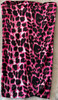 Pink Leopard Patterned Braid Bonnet 