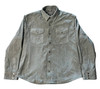 Lightweight Grey Suede Leather Shirt