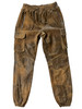 Vintage Brown Leather Jogger Set