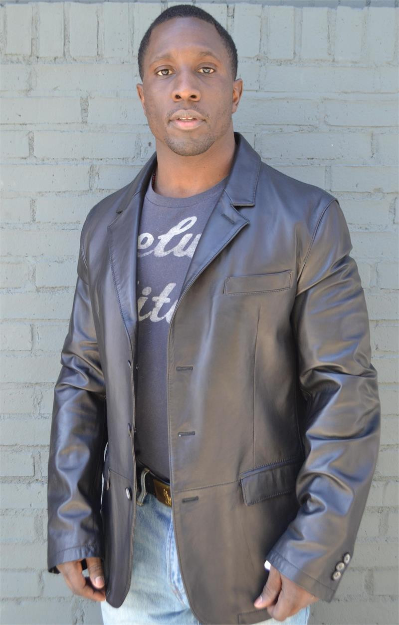 Black Butter Soft Leather Blazer