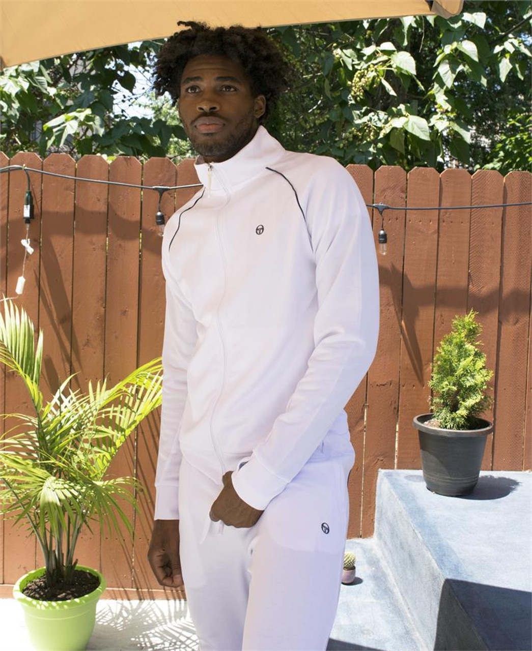 Sergio tacchini white tracksuit clearance