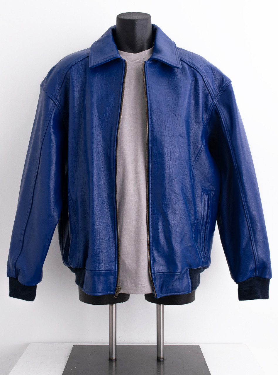 ジャケット・アウター 90s PELLE PELLE BASEBALL LETHER JACKET Royal Blue Baseball Leather Jacket | Hip Hop Closet