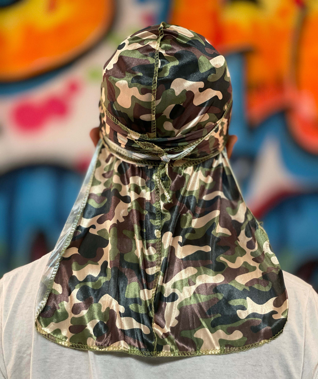 NEW - SPI Styles Camo Silk Durag Collection (6 Durags)