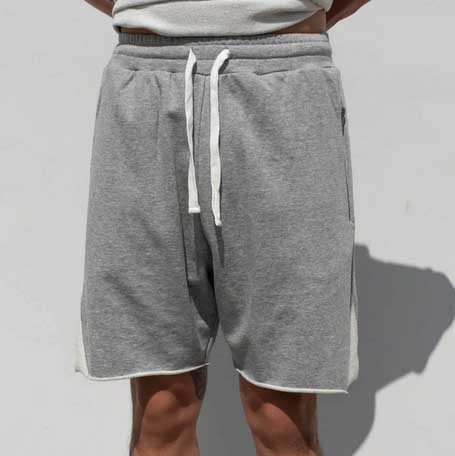 Gray Sweat Shorts for Men 