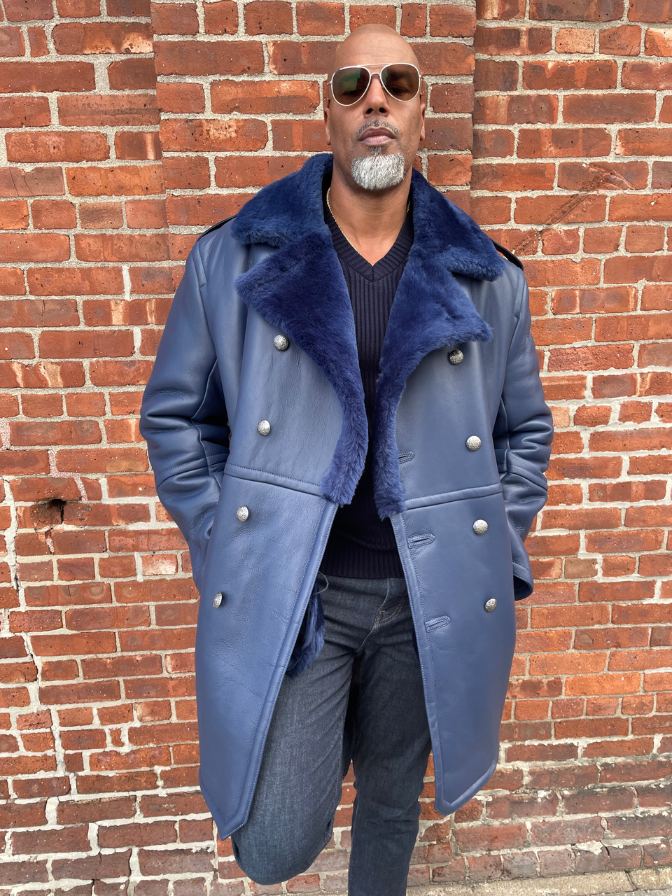 Shearling Peacoat