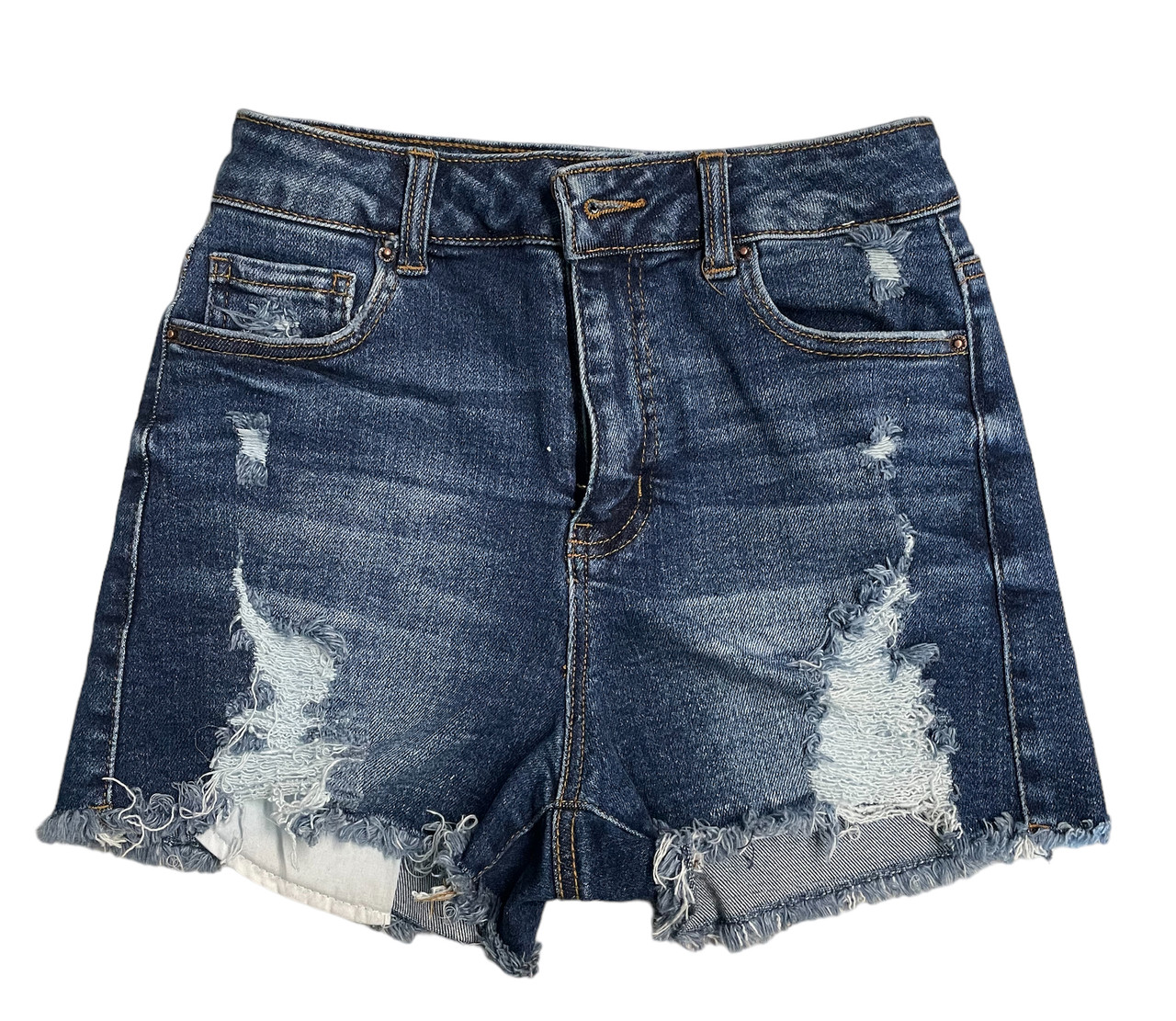Waist Distressed Jean Shorts High Waist Distressed Denim Hot Shorts