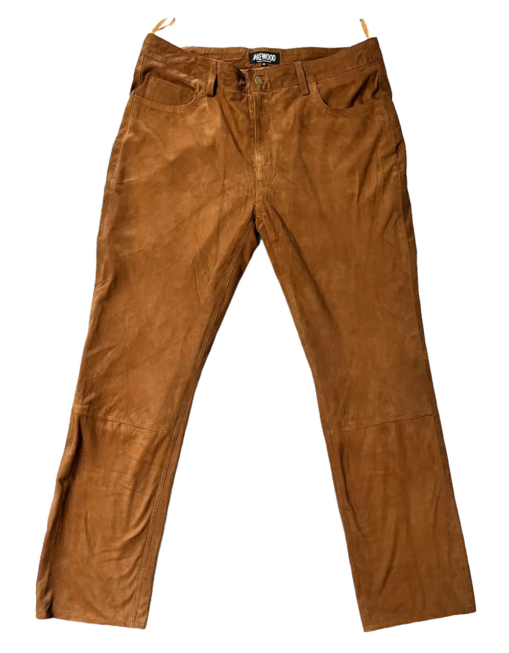 Lightweight Brown Suede Pants Set | HipHopCloset.com