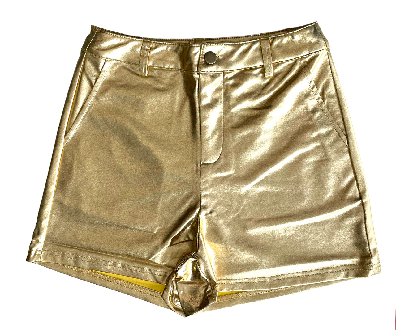 Gold Short Shorts | HipHopCloset.com