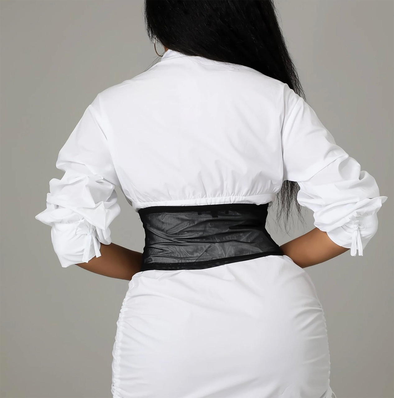 Pearl Detailed Black Corset Belt – HipHopCloset.com