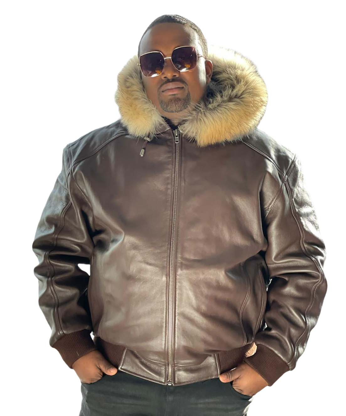 Leather Baseball Uniform Jacket Long-sleeved Motorcycle Jacket Leather Coat main image 1