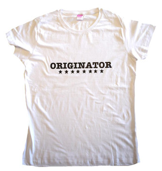 White Originator tee shirt (IH-WOTS)