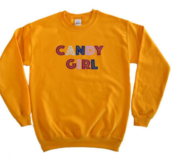 Candy Girl Gold Sweatshirt (IH-cggs) 