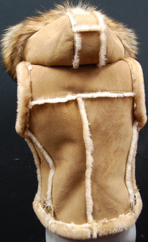 Tan Ladies Sheepskin Vest