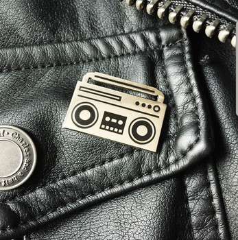 Boombox Enamel Pin 