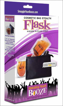 Cosmetics Bag Flask Smuggle Your Booze