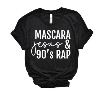 Mascara Jesus and 90s Rap Tee Shirt
