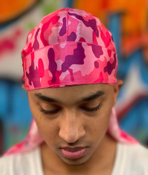 Pink Camo Camouflage Du Rag 