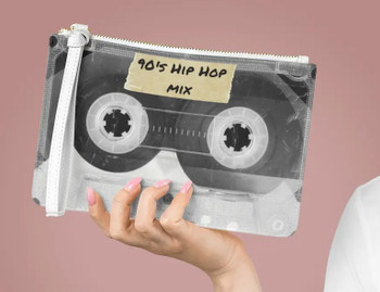 90's Hip Hop Mixtape Clutch 
